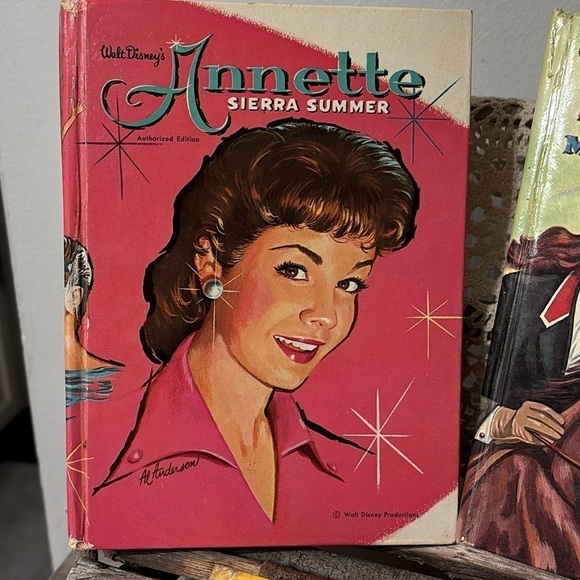 Walt Disney VTG 60s Annette Series LOT OF 3 Books - Picture 3 of 17